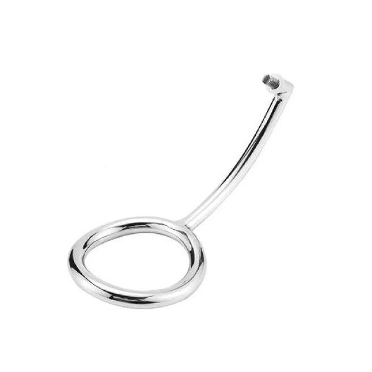 4663 Steel with Cock DiscreetChoice Ring Hook Anal Set Stainless 1224